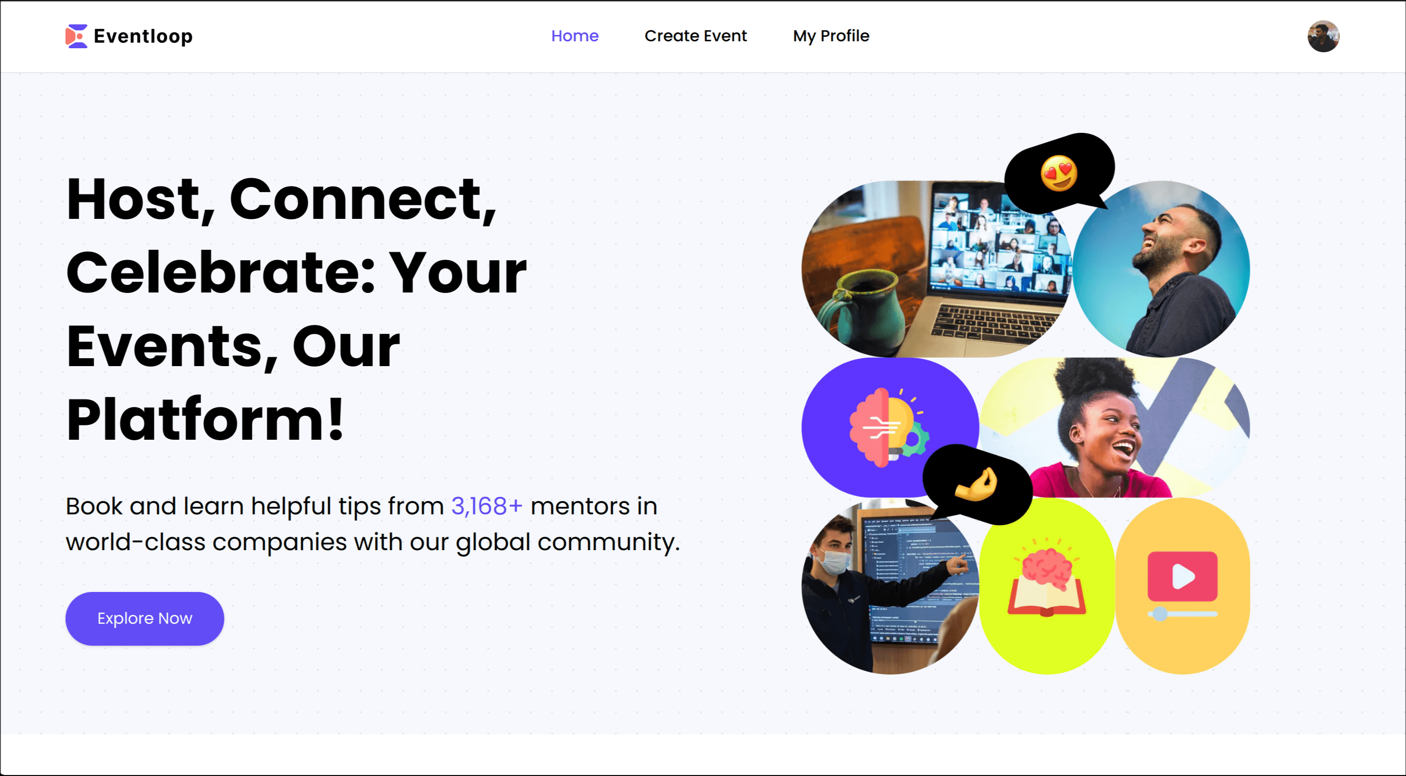 Eventloop – Event Management Web App